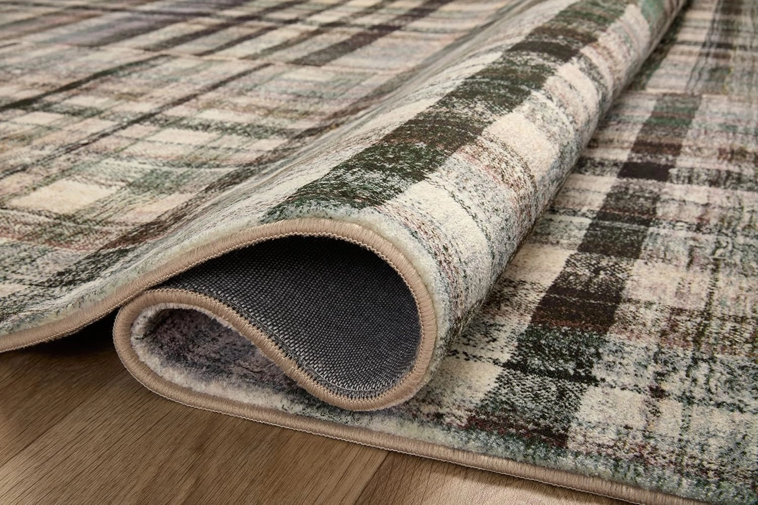 Loloi Chris Loves Julia Humphrey Collection HUM-03 Forest/Multi 2'-3'' x 7'-6'', .38" Pile Height, Runner Rug feat. CloudPile