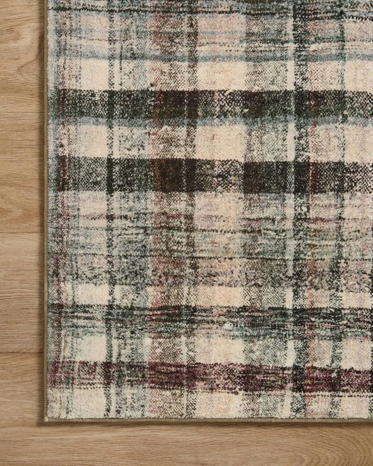Loloi Chris Loves Julia Humphrey Collection HUM-03 Forest/Multi 2'-3'' x 7'-6'', .38" Pile Height, Runner Rug feat. CloudPile