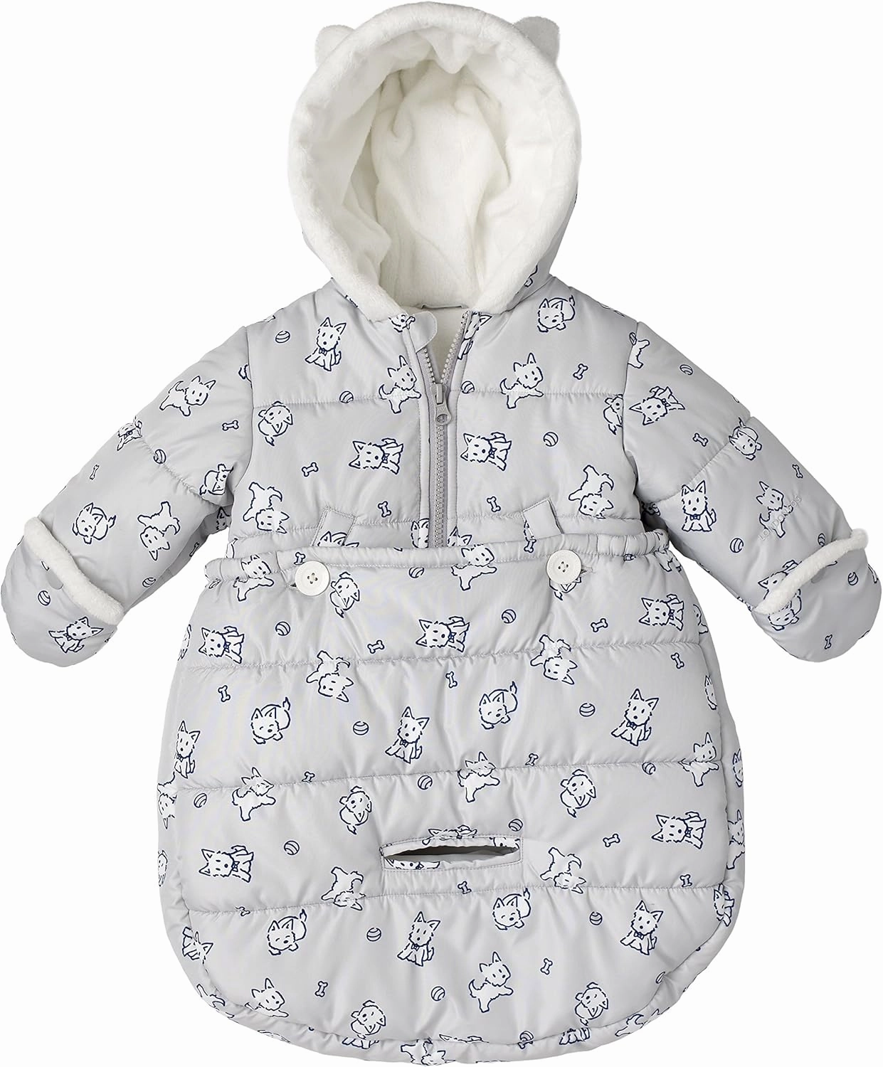 LONDON FOG Newborn Infant Baby Girl Boy Puffer Carbag Pram Bag Snowsuit Bunting