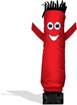 LookOurWay Air Dancers Mini Inflatable Tube Man Set - 29" Wacky Waving Inflatable Tube Guy with Blower for Desktop Advertising - Red