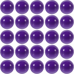 Luxshiny 50pcs Bingo Balls Lottery Balls Plastic Hollow Bingo Balls Raffle Balls Pink Lotto Ball Round Vending Machine