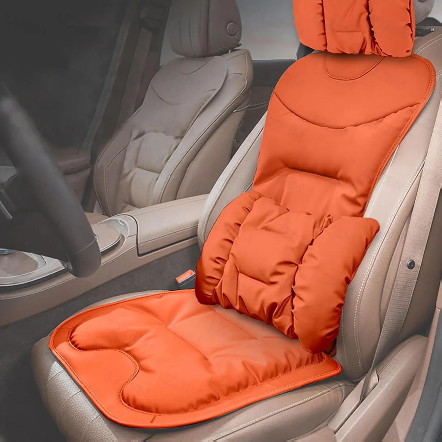 Luxury Car Seat Covers Neck Pillow & Back Support for Daewoo Winstorm MaXX MK1-L07 2008-2011 Personalized Automotive Interior Breathable and Waterproof Enhanced Comfort