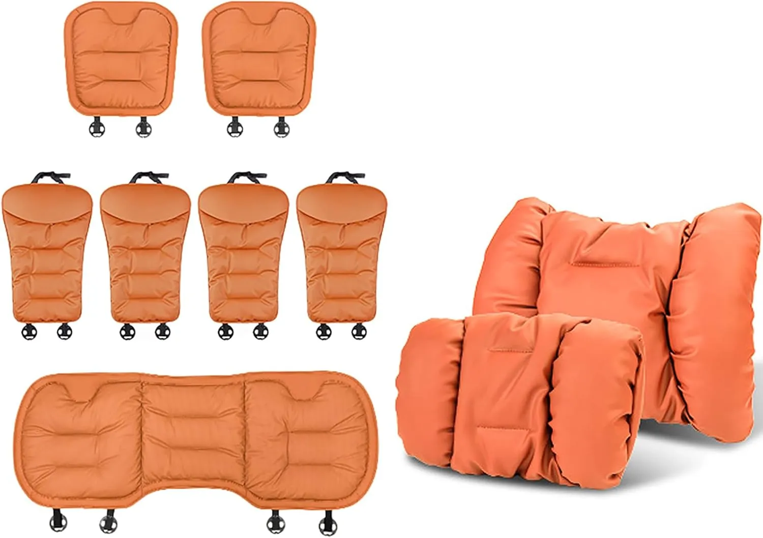 Luxury Car Seat Covers Neck Pillow & Back Support for Daewoo Winstorm MaXX MK1-L07 2008-2011 Personalized Automotive Interior Breathable and Waterproof Enhanced Comfort