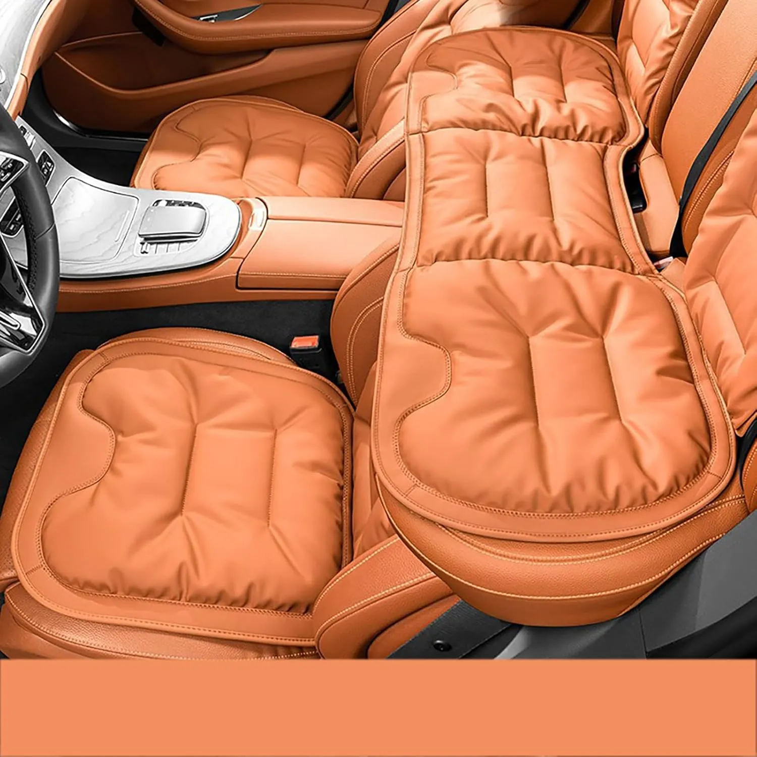 Luxury Car Seat Covers Neck Pillow & Back Support for Daewoo Winstorm MaXX MK1-L07 2008-2011 Personalized Automotive Interior Breathable and Waterproof Enhanced Comfort