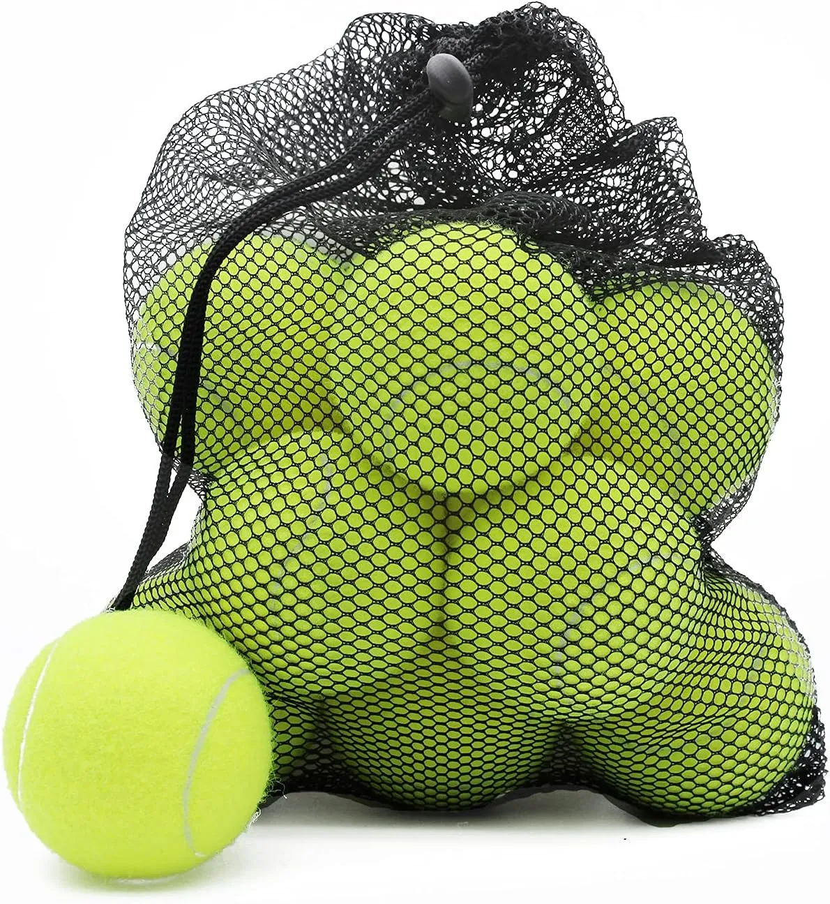 Magicorange Tennis Balls, 12 Pack Advanced Training Tennis Balls Practice Balls, Come with Mesh Bag for Easy Transport, Good for Beginner Training Ball
