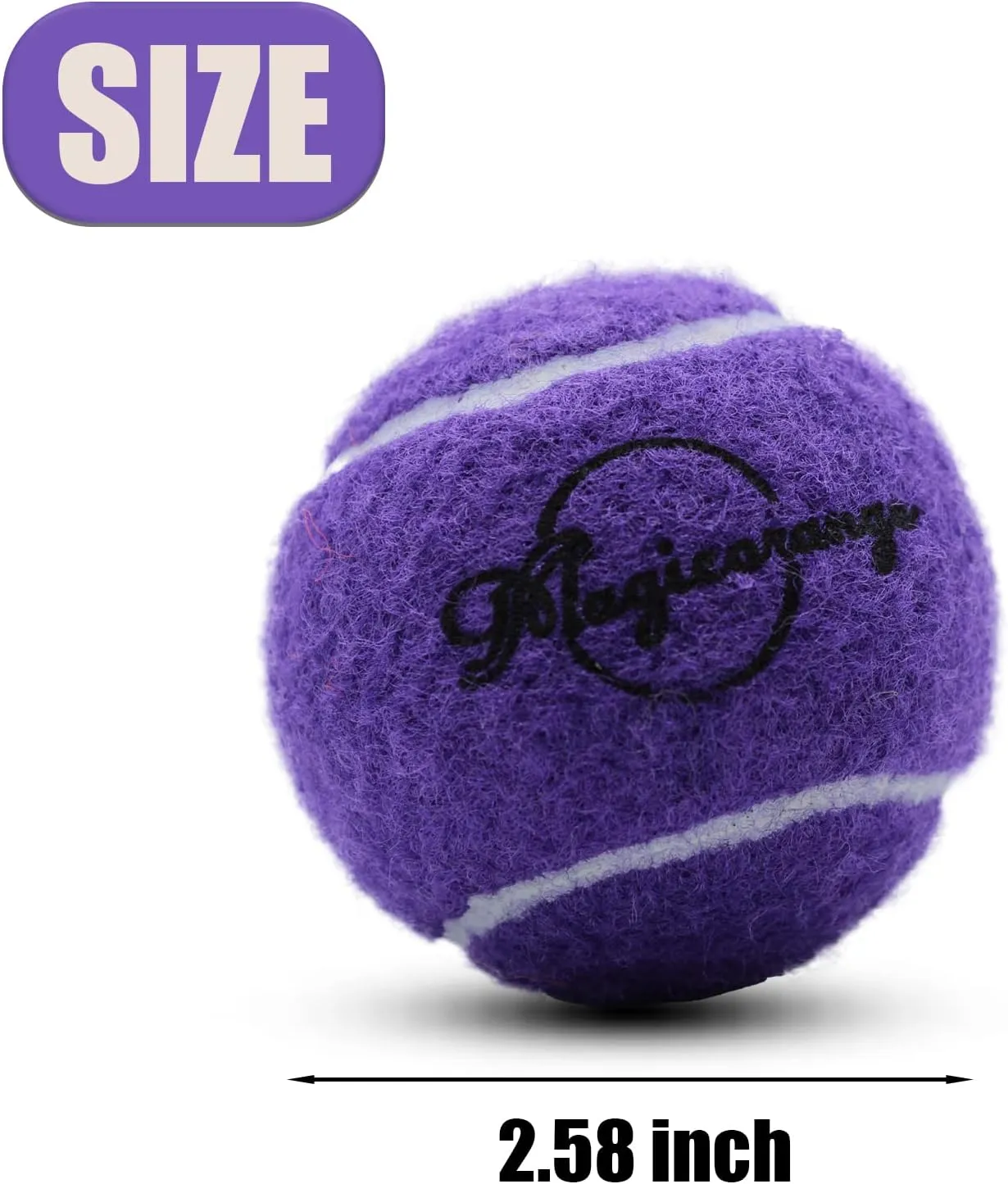 Magicorange Tennis Balls, 60 Pack Advanced Training Tennis Balls Practice Ball, Pet Dog Playing Balls,Good for Beginner Training Ball