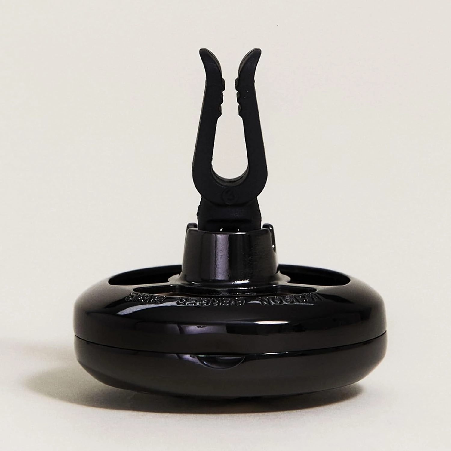 MAISON BERGER - Refillable Car Air Freshener Vent Clip Diffuser Set - 1.75" Diameter x 1.25" Depth - Made in France (Gun Metal Finish)