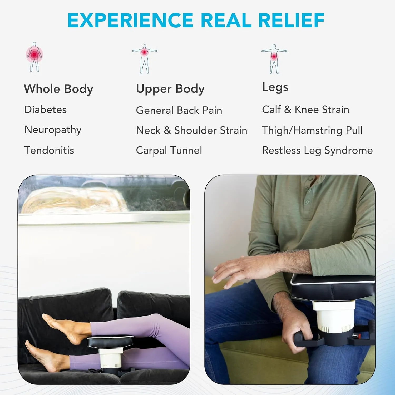 MedMassager Body Massager Plus | Deep Tissue Massage Therapy Unit, Dual Speed, Portable Relaxation & Relief - Reduces Pain & Improves Circulation