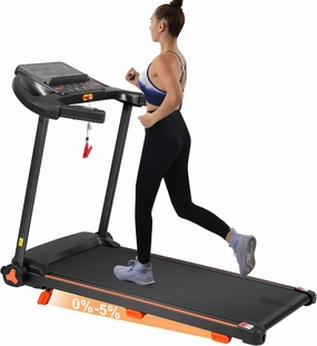 Merax Treadmills for Home, 3.0 HP Folding Treadmill with Incline, Portable Treadmill 300 lbs Capacity, Small Treadmills with Charge Staion & Bluetooth Speaker for Small Space
