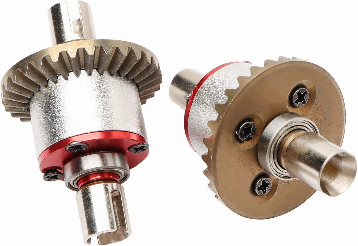 Metal Differential Upgraded Spare Parts for 1:14 144001 1:12 124019 124018 RC Car Spare Accessories(2 PCS)
