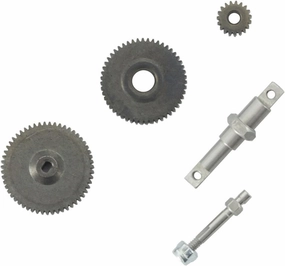 Metal Transmission Gear Set Rc Metal Steel Spur Gear Durable Metal Transmission Gear Set for 1/24 RC Car Axial SCX24 90081 Gearbox