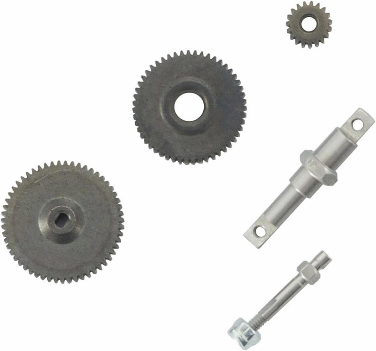 Metal Transmission Gear Set Rc Metal Steel Spur Gear Durable Metal Transmission Gear Set for 1/24 RC Car Axial SCX24 90081 Gearbox