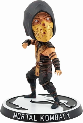 Mezco Toyz Mortal Kombat X Bloody Exclusive Scorpion 6 Inch Bobble Head Figure