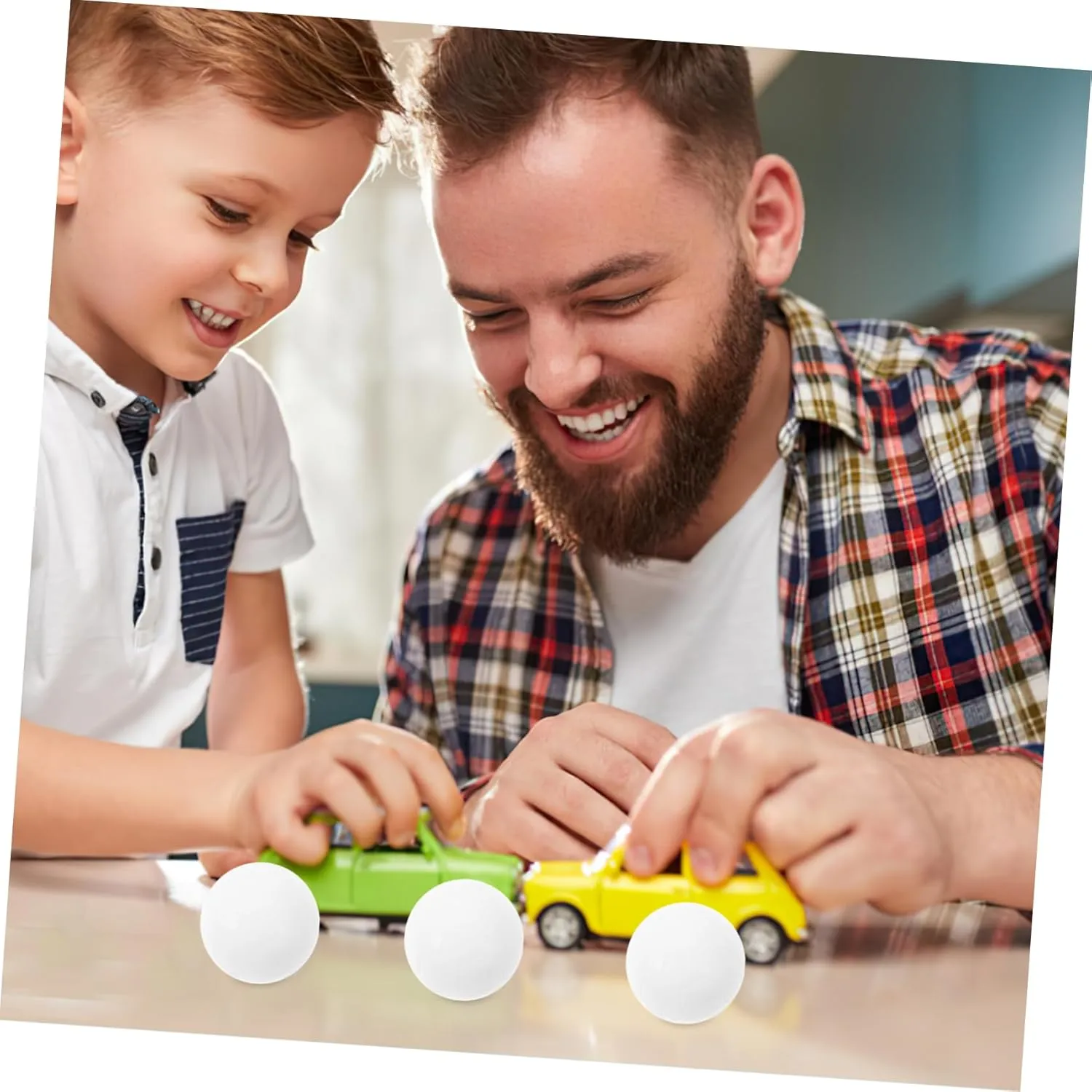 Mini Table Football Balls Replacement for Standard Foosball Games Lightweight Material Soccer Balls for