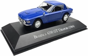 Mini Cars Replica 1:43 for Brasinca 4200 Gt Uirapuru 1964 Coupe Alloy Car Model Study Living Room Decoration Race Car Birthday Party Decorations