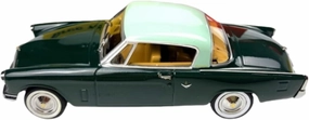 Mini Cars Replica 1:43 for Studebaker Commander 1953 Champion Supercar Model Alloy Ornament Vehicle Window Display Race Car Birthday Party Decorations(Green)
