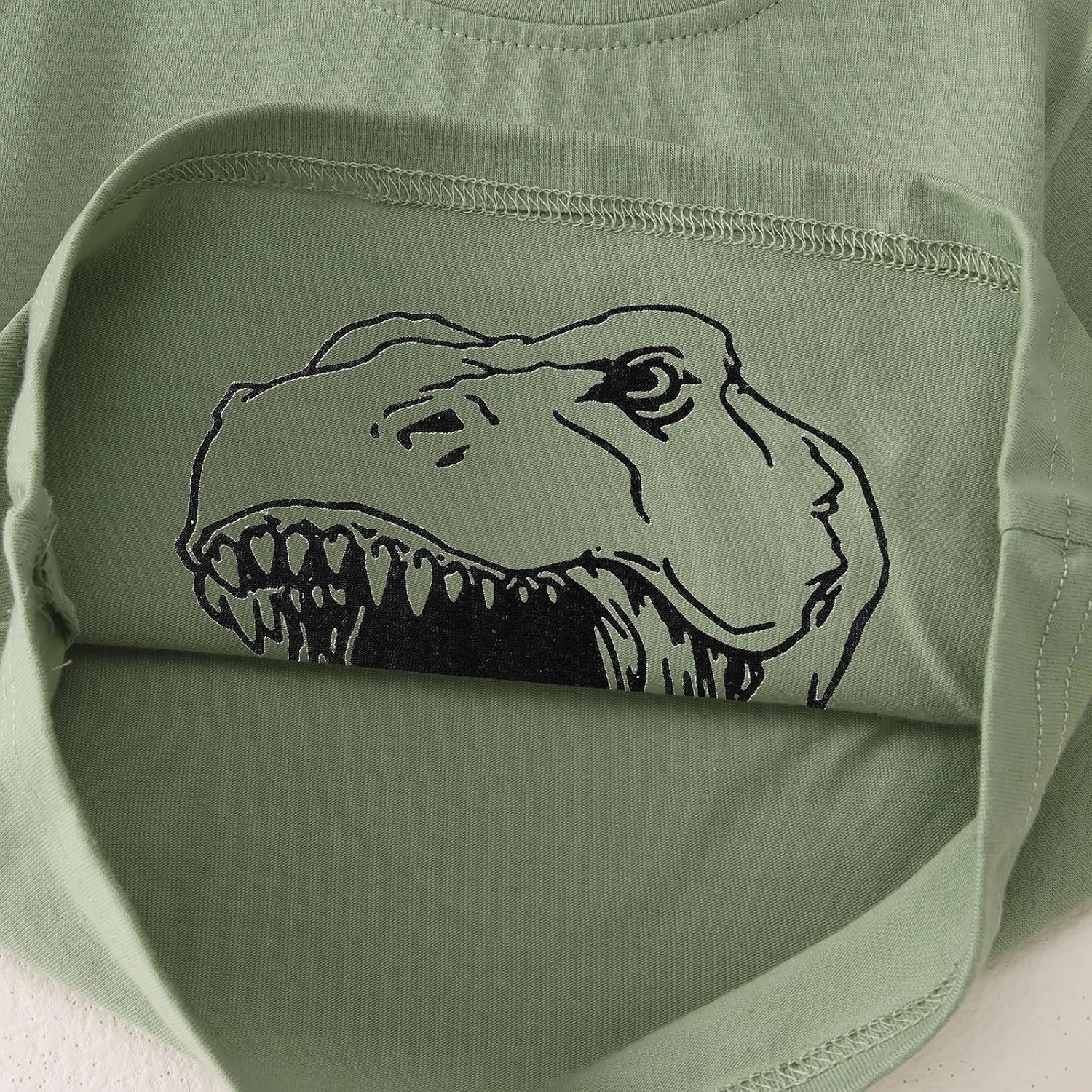 MODNTOGA Baby Boy Ask me About My moo Cow Shirt Little Cowboy Short Sleeve Top Toddler Kid T-rex Ranch T-Shirt Funny Dino Tee
