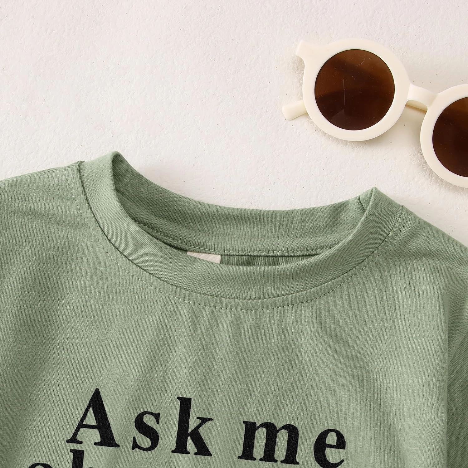 MODNTOGA Baby Boy Ask me About My moo Cow Shirt Little Cowboy Short Sleeve Top Toddler Kid T-rex Ranch T-Shirt Funny Dino Tee