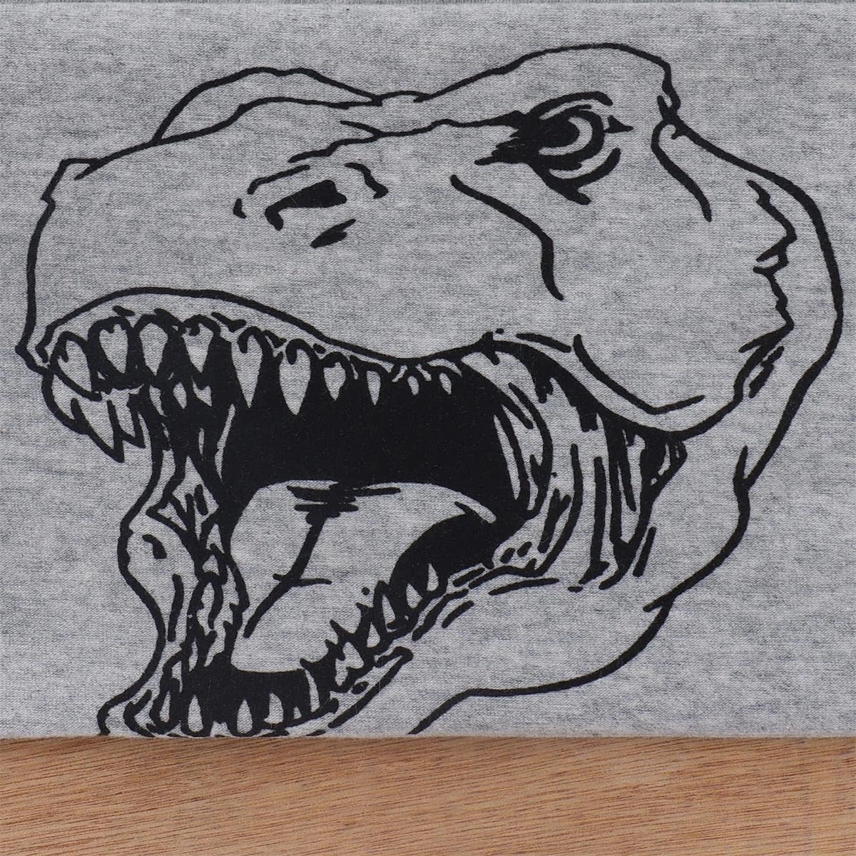 MODNTOGA Baby Boy Ask me About My moo Cow Shirt Little Cowboy Short Sleeve Top Toddler Kid T-rex Ranch T-Shirt Funny Dino Tee