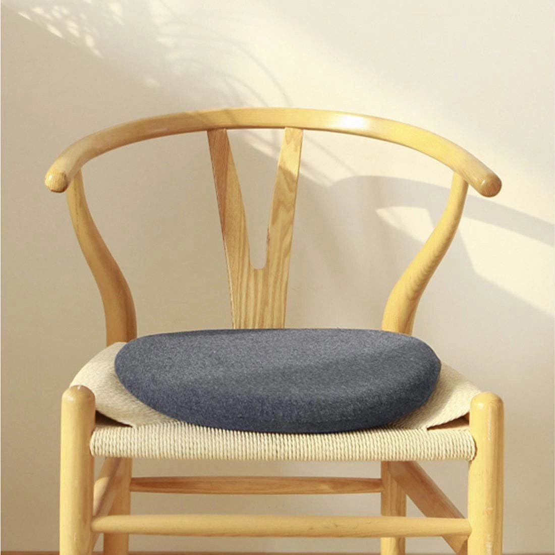 Momahoda Stool Cushion Round 14in，Memory Foam Stool Cushions,Cotton Round Cushion mit Removable Cover Seat Pad for Wooden Dining Chairs