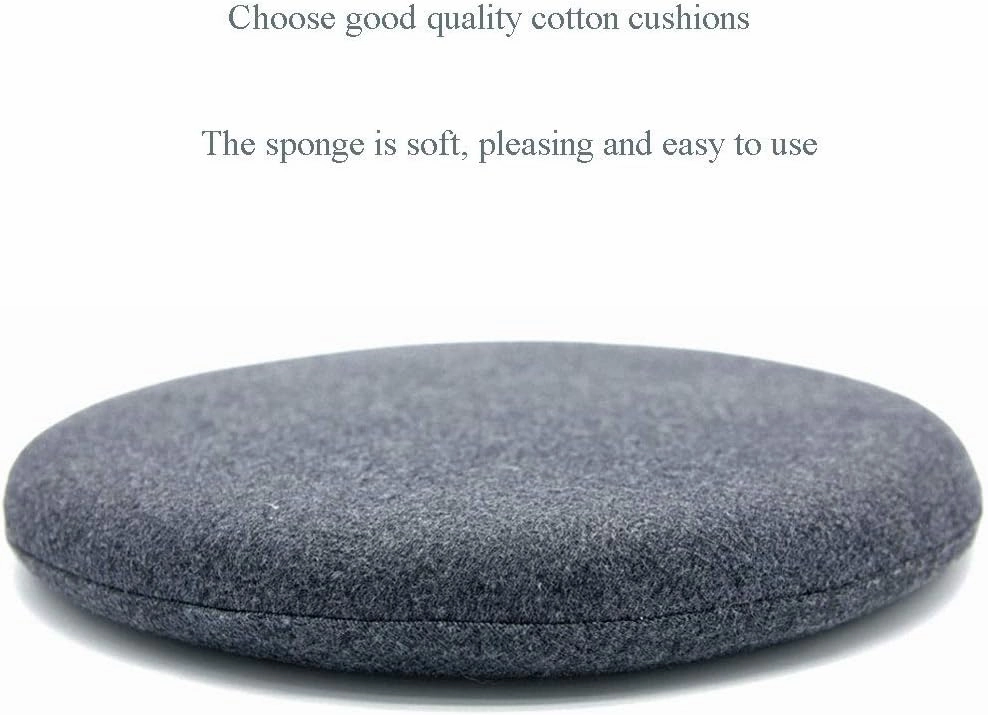 Momahoda Stool Cushion Round 14in，Memory Foam Stool Cushions,Cotton Round Cushion mit Removable Cover Seat Pad for Wooden Dining Chairs