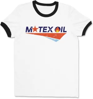 Motex Oil Logo Ringer Tee Shirt Unisex