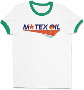 Motex Oil Logo Ringer Tee Shirt Unisex