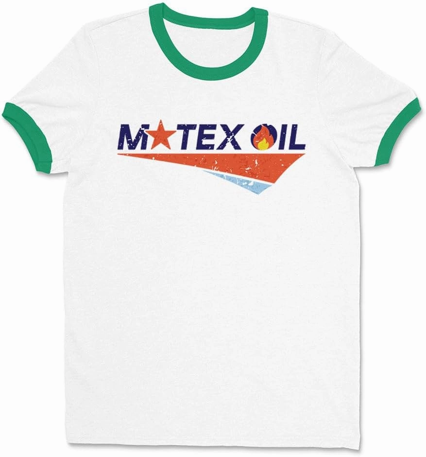 Motex Oil Logo Ringer Tee Shirt Unisex