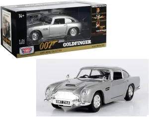 Motor Max Aston-Martin DB5, James Bond 79857WSV - 1/24 Scale Diecast Model Toy Car Unisex Children
