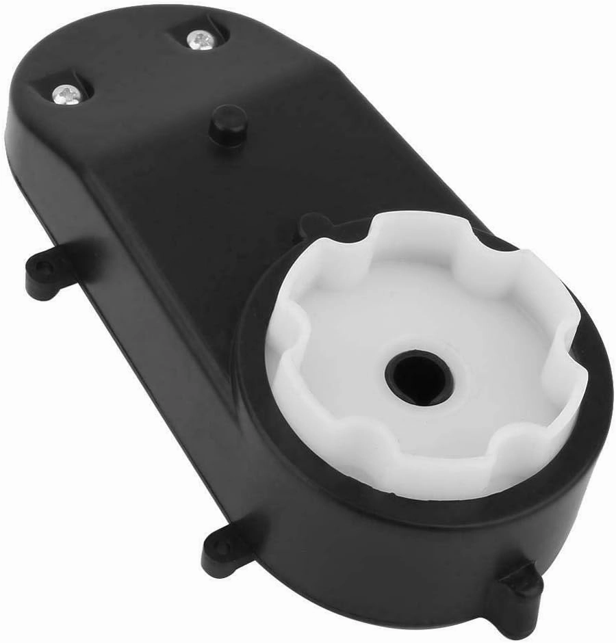Motor Gear Box, SENRISE Electric RS550 Motor Gearbox For Kids Car Toy (12V 8000RPM, Pack of 2)