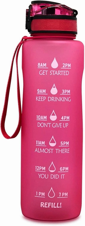 NC The Best Sports Bottle, Large Capacity, One-Button Opening, Flip-top Leak-Proof Lid, Healthy and Environmentally Friendly Tritan Material, BPA-Free (with Filter Layer)