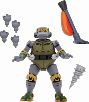 NECA 7" Teenage Mutant Ninja Turtles Cartoon The Mighty Metalhead Ultimate Action Figure