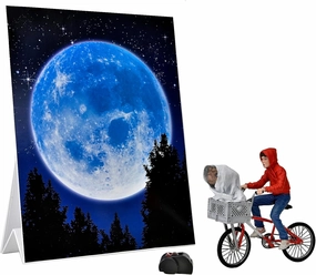 NECA - E.T. The Extra-Terrestrial 40th Anniversary 7″ Scale Action Figure – Elliott & E.T. on Bicycle
