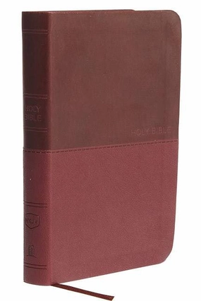 NKJV Value Thinline Bible Compact Burgundy (Red Letter Edition)