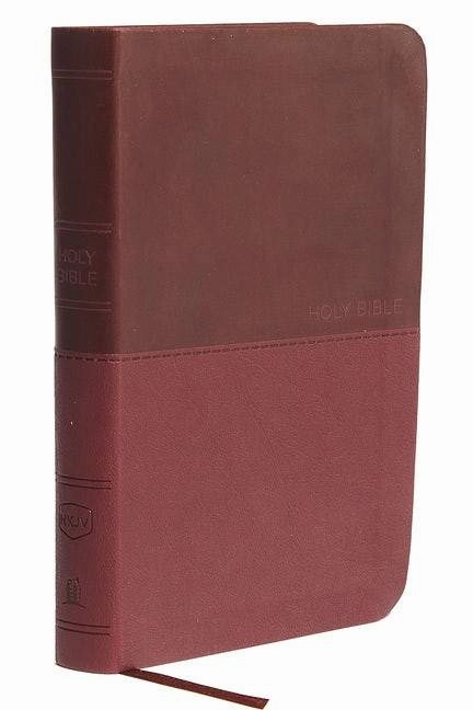 NKJV Value Thinline Bible Compact Burgundy (Red Letter Edition)