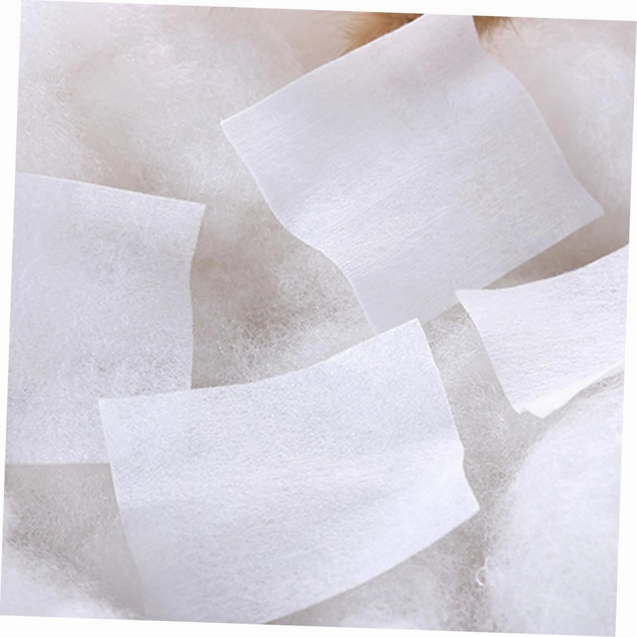 NOLITOY 2sets Soft Makeup Facial Cotton Pads 3-Layer Absorbent Disposable Portable for Nail Art Makeup Removal Skin Care 1000pcs*2