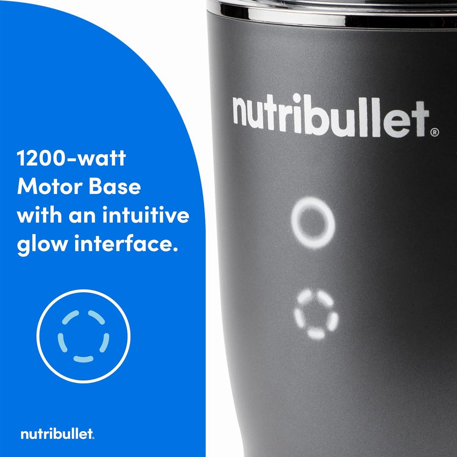 nutribullet® Ultra Plus  3-1 Compact Kitchen System, 1200W Kitchen System with Blender, Food Processor, and Coffee and Spice Grinder, 32oz and 24oz Blending Cups, 2-Cup Food Processor, Gunmetal Gray