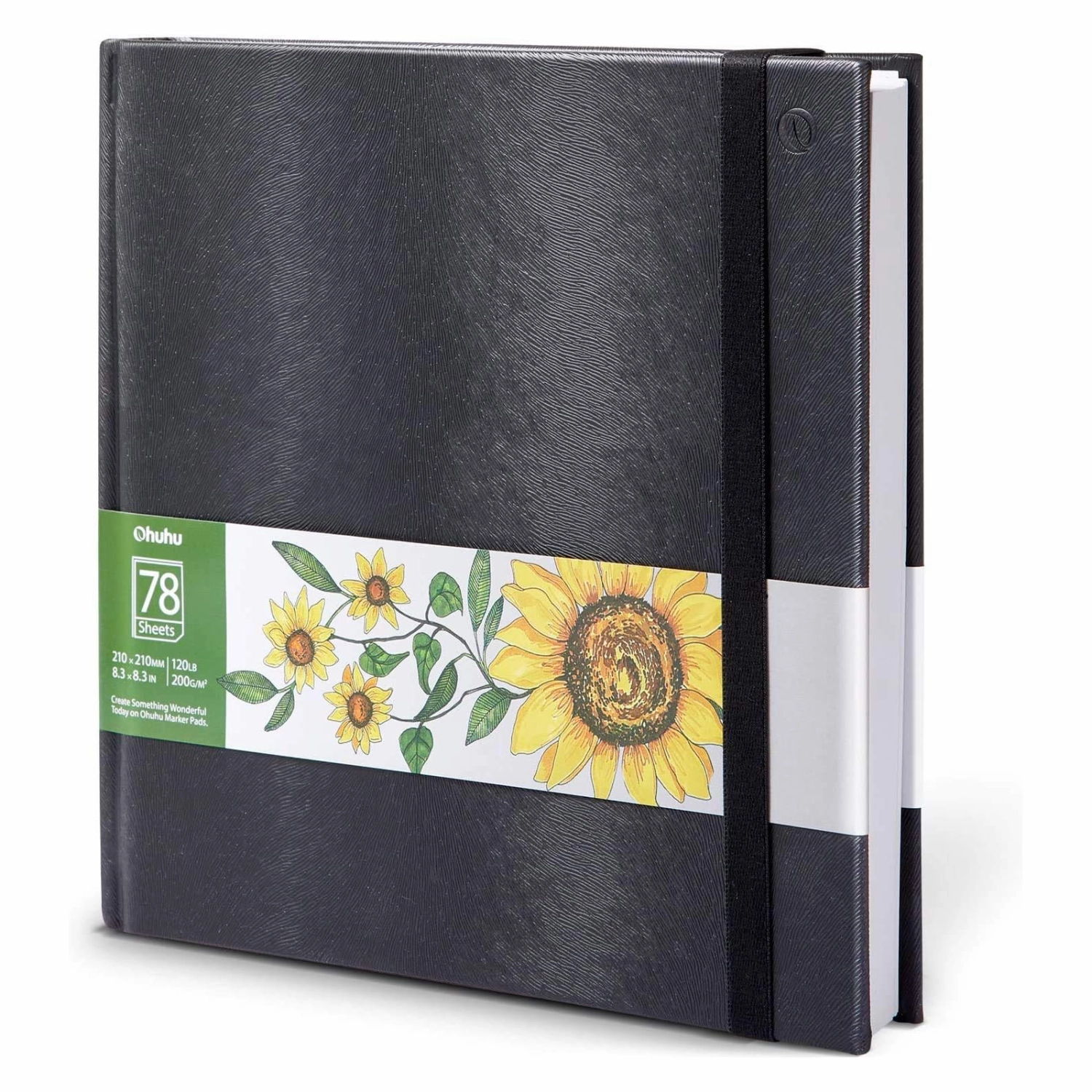 Ohuhu Marker Pad, Art Sketchbook for Markers, 78 sheets, 210×210mm