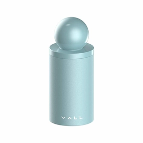 Oil-Absorbing Volcanic Face Roller, Face Oil Remover, Face Massage, Reusable Face Oil Absorbing Skincare Tool [ Volcanic Stone Ball ] - Blue