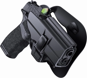 OWB Springfield Hellcat Micro Holster（Not Fit Hellcat Pro）,9mm Springfield Hellcat Holster with Optic,Hellcat OSP/RDP Holster, Right Hand,Adjustable Level Ⅱ Retention Belt Holsters