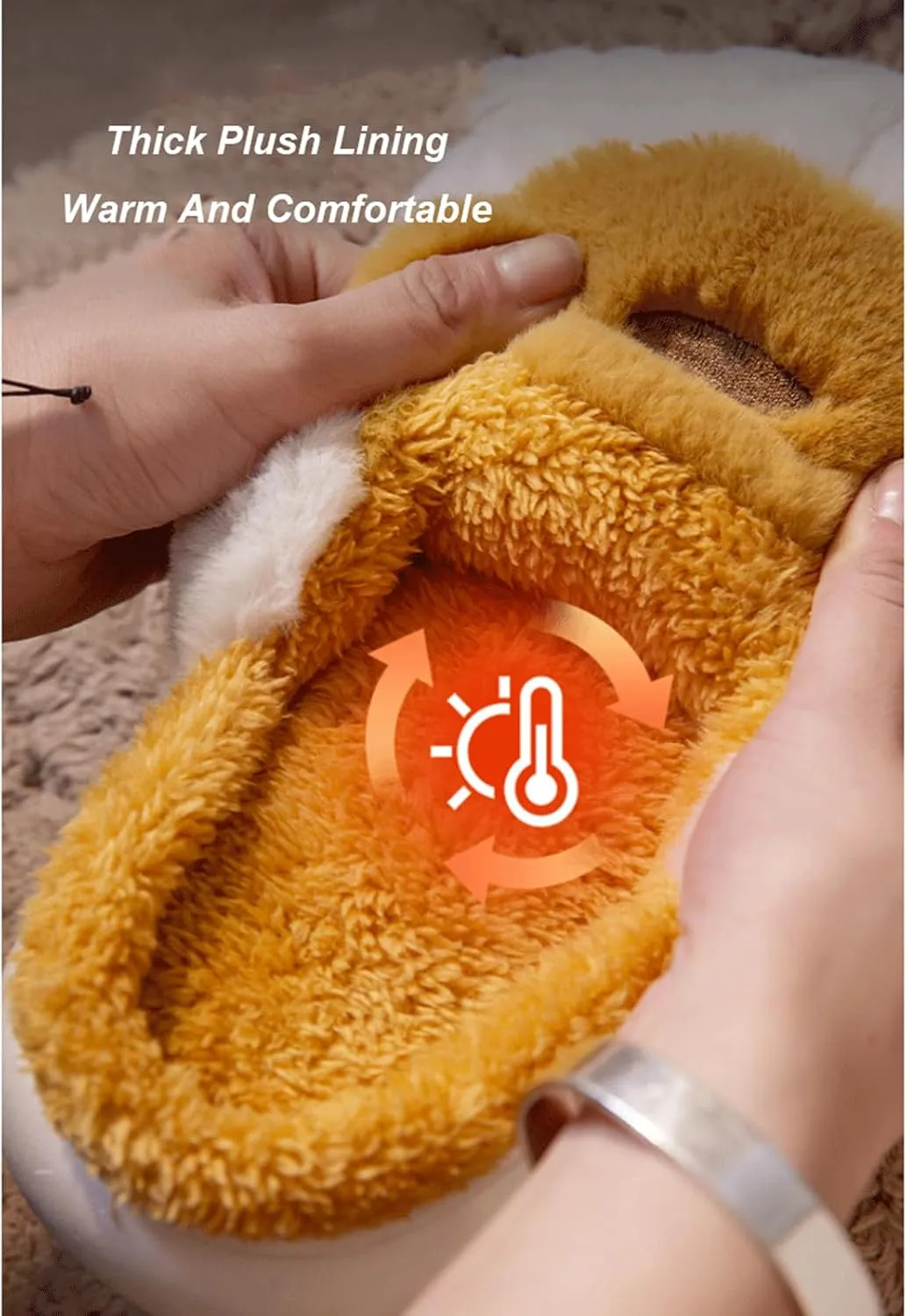 Pantuflas Cute Animal Paw Slippers Kawaii Cartoon Tiger Claw Soft Plush Slippers Winter Warm Fuzzy House Shoes Indoor Home Fur Slippers for Women Men Kids Zapatillas Creative Gift
