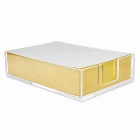 Pen Gear Acrylic Notepad Set, 6.3 in x 4.4 in x 1.5 in, 300 Sheets