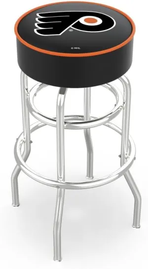 Philadelphia Flyers Bar Stool w/Black Background