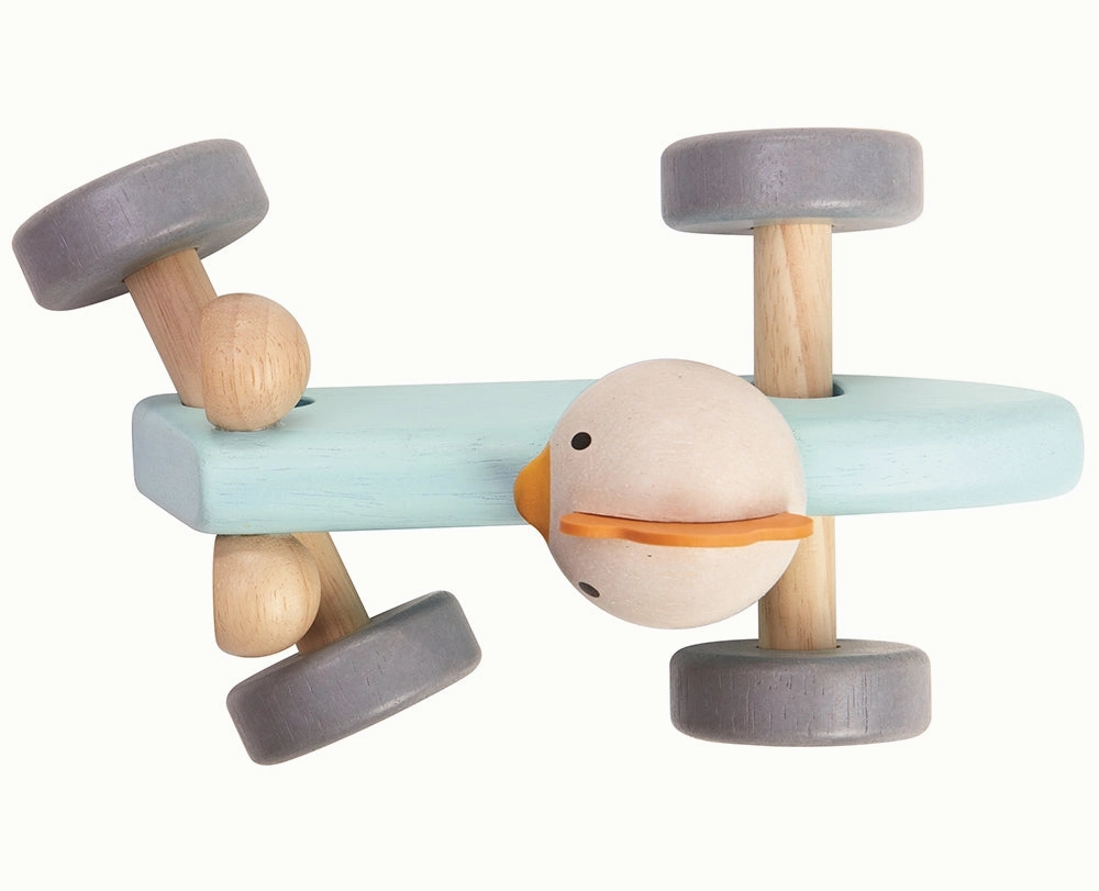 Plan Toys Chicken Racing Car - Blue