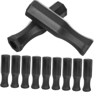 Plastic Foosball Handles 10pcs Set for Table Soccer Machine Easy to Use