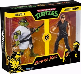 PlayMates TMNT X Cobra Kai Donatello VS Johnny Lawrence AF 2PK
