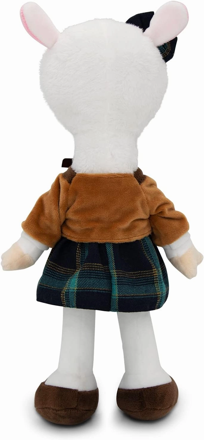 Playtime by Eimmie Soft Baby Doll Aria The Alpaca Puppet - 14" Plush Rag Doll with Embroidered Features for Girls, Boys, Toddlers & Infants - Educational Stuffed Animal for Imaginative Play