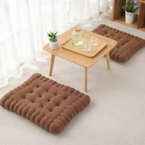 Plush Biscuit Pillow - Creative Decorative Cushion