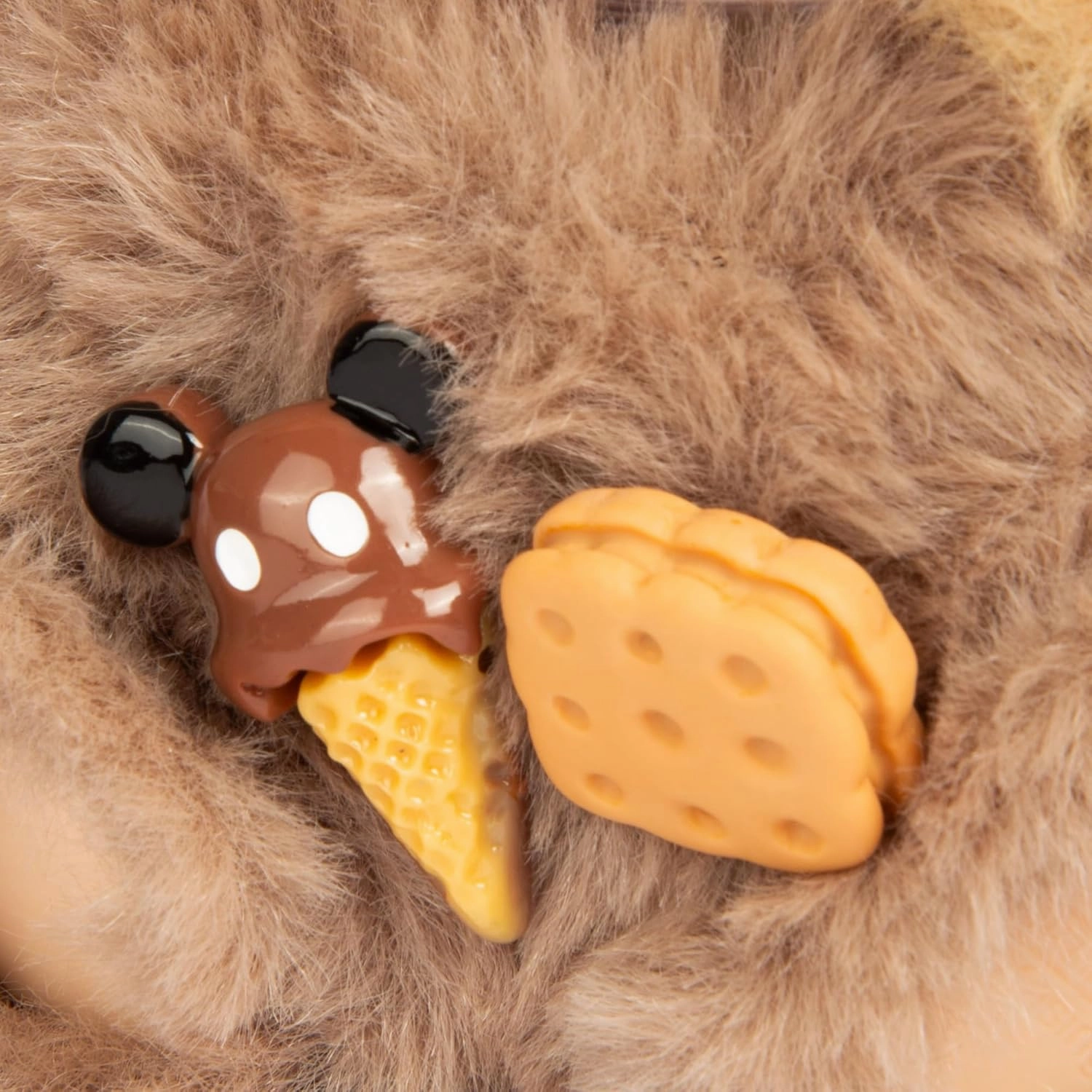 Plush Doll Clothes - Cute Animal 17cm Doll Clothing, Premium Doll Accessories Clothes for Collectors or Display - Kawaii Sandwich Cookie Bear Costume (No Doll)