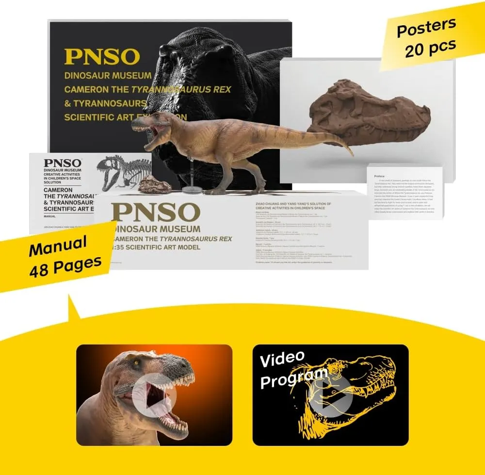 PNSO Dinosaur Museums Series (Cameron The Tyrannosaurus rex 1:35 Scietific Art Model)